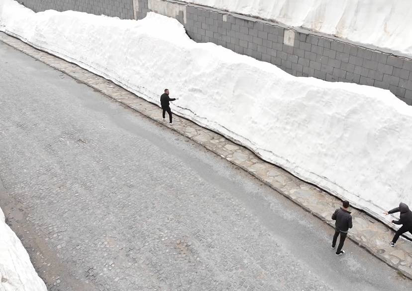 Mayıs bitti ama kar kalınlığı 5 metre. Görenler şaştı kaldı - Resim: 6